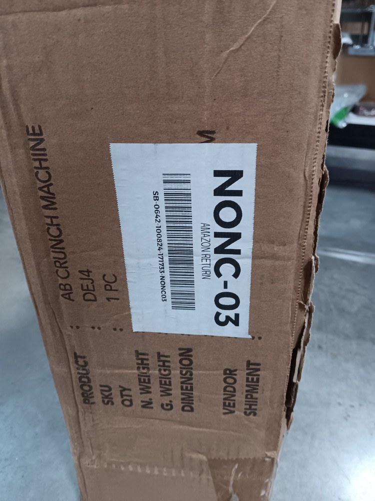 Yes4All Ab Crunch Machine Black Red Lockable Handle