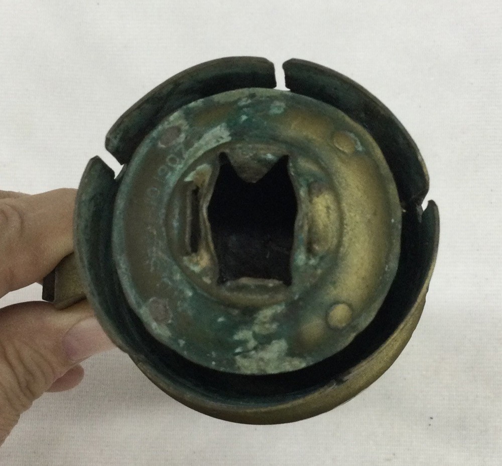 1907 Railroad Lantern Candle Holder, Preowned