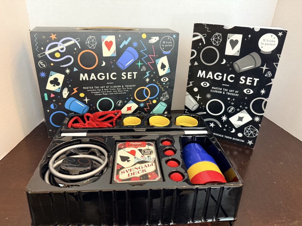Ridley's Bell & Curfew Magic Suitcase Magic Set 15 Tricks to Perfect.