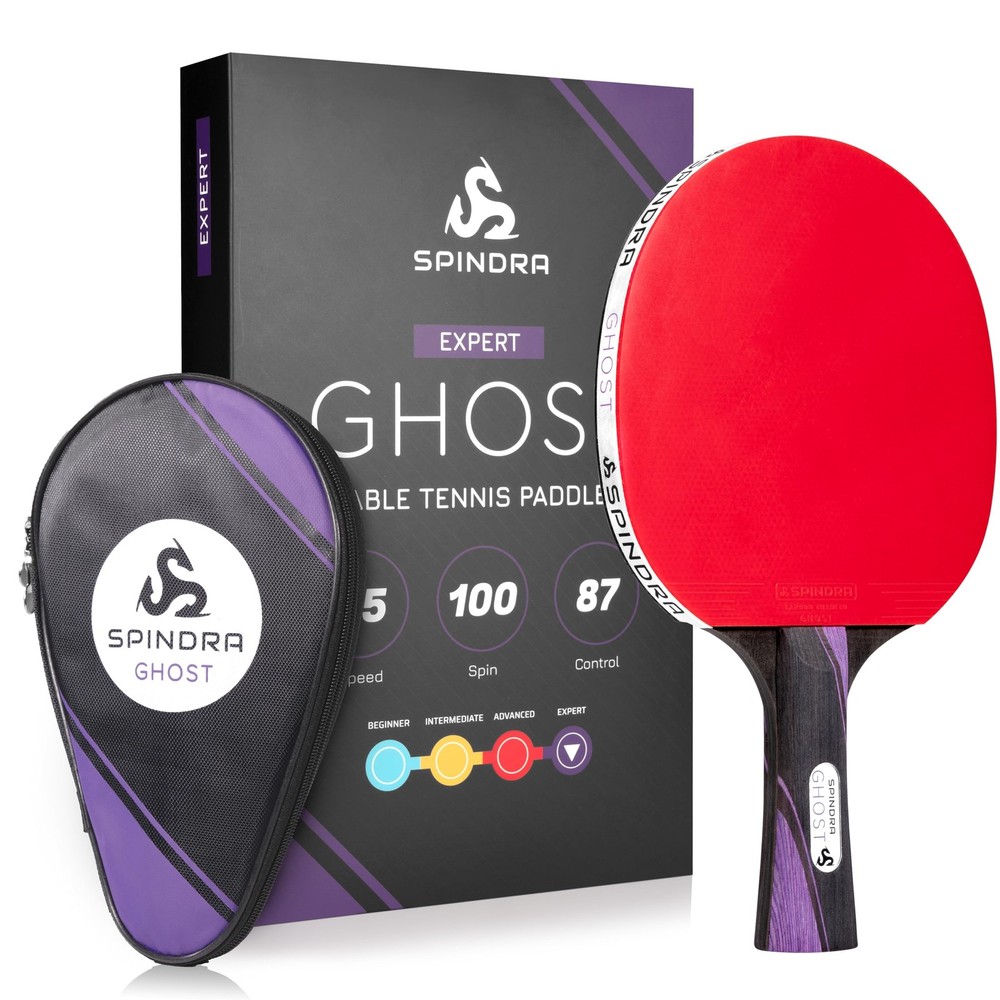 Spindra Performance Level Ping Pong Paddle, Intermediate/Advanced Table Tenni...