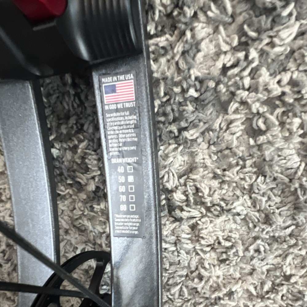 Bowtech R36 Medium Compound Bow Red Black Right Hand Target J18863