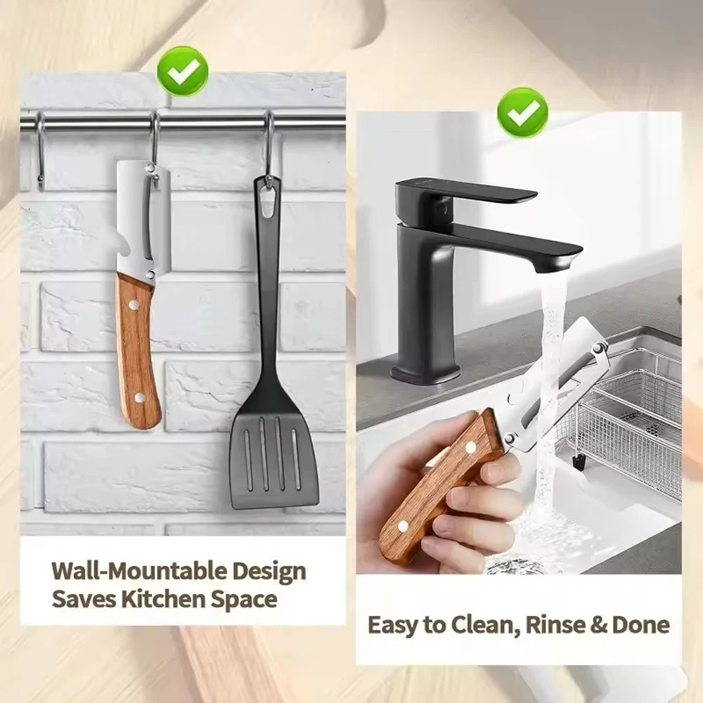 Multi-functional Vegetable Peeler for Kitchen, 2 in 1 Single Blade Peelers Tool