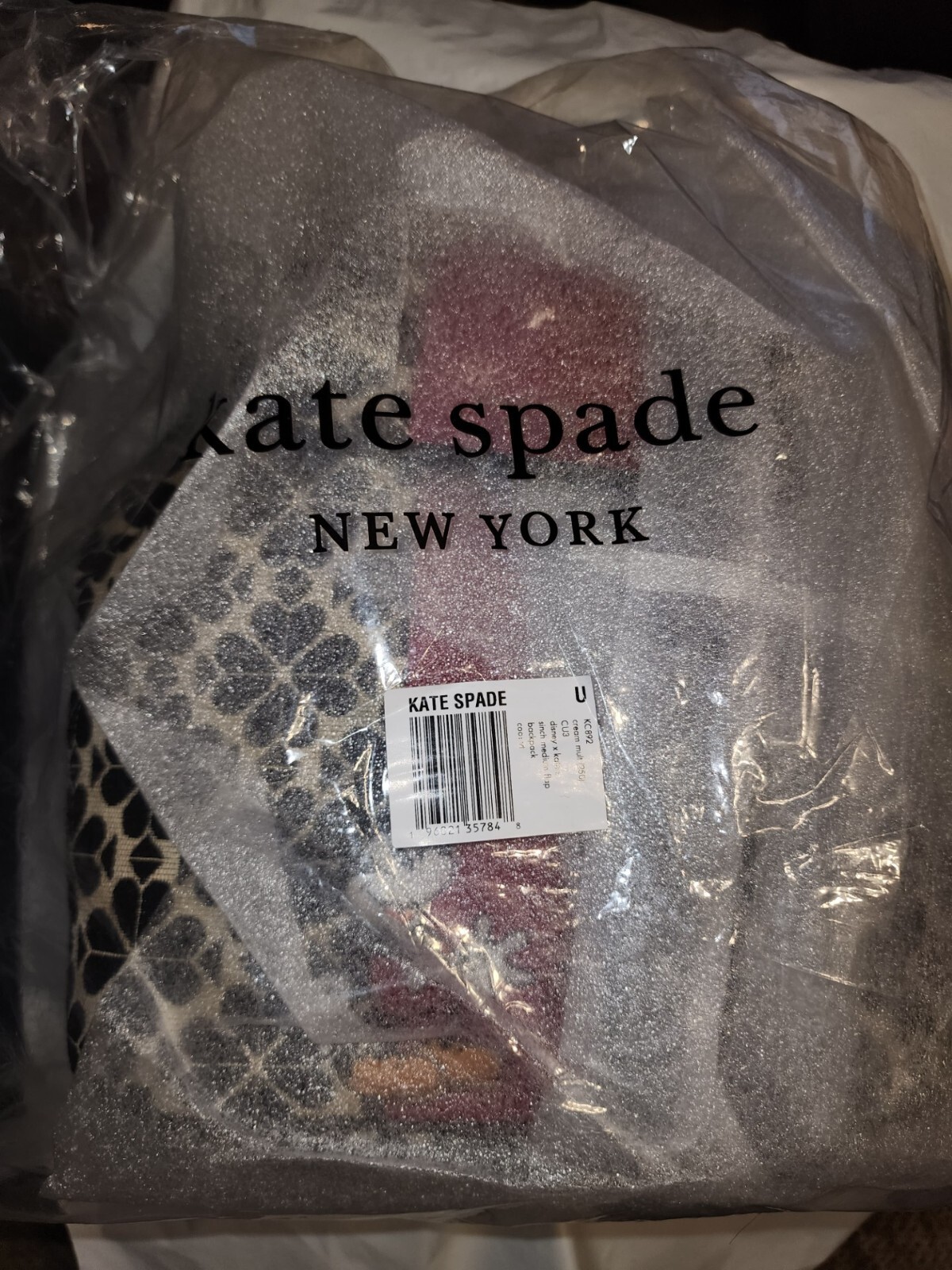 Disney X Kate Spade Mickey Minnie Mouse Flower Jacquard Backpack