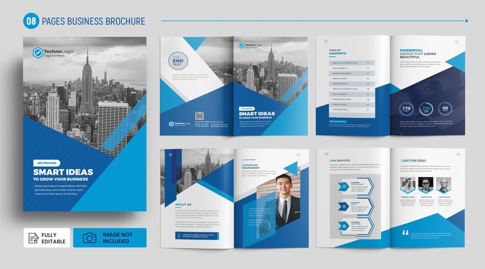 Professional Flyer Brochure 30+ Templates Multi-Layout Multi-Page Vectors