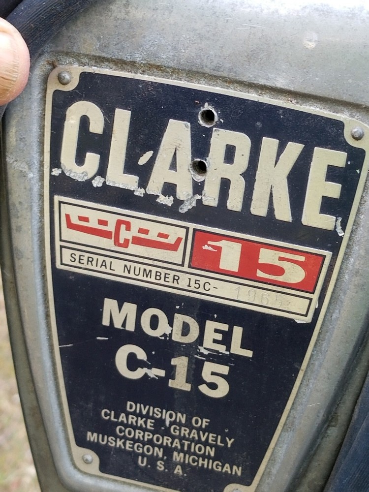 CLARKE ELECTRIC FLOOR BUFFER C-15