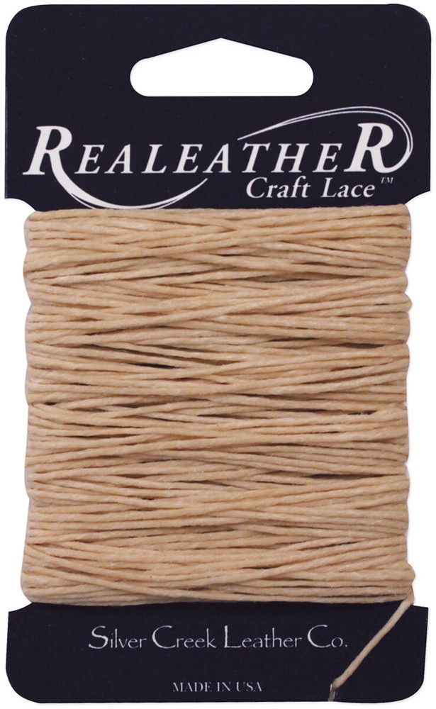 Waxed Thread 25yd Tan