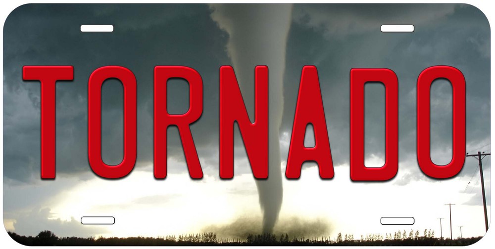 Tornado Any Name Personalized Novelty Car License Plate