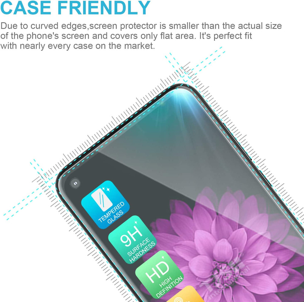 Compatible for BLU View 5 Pro B170D Case with Tempered Glass Screen Protector