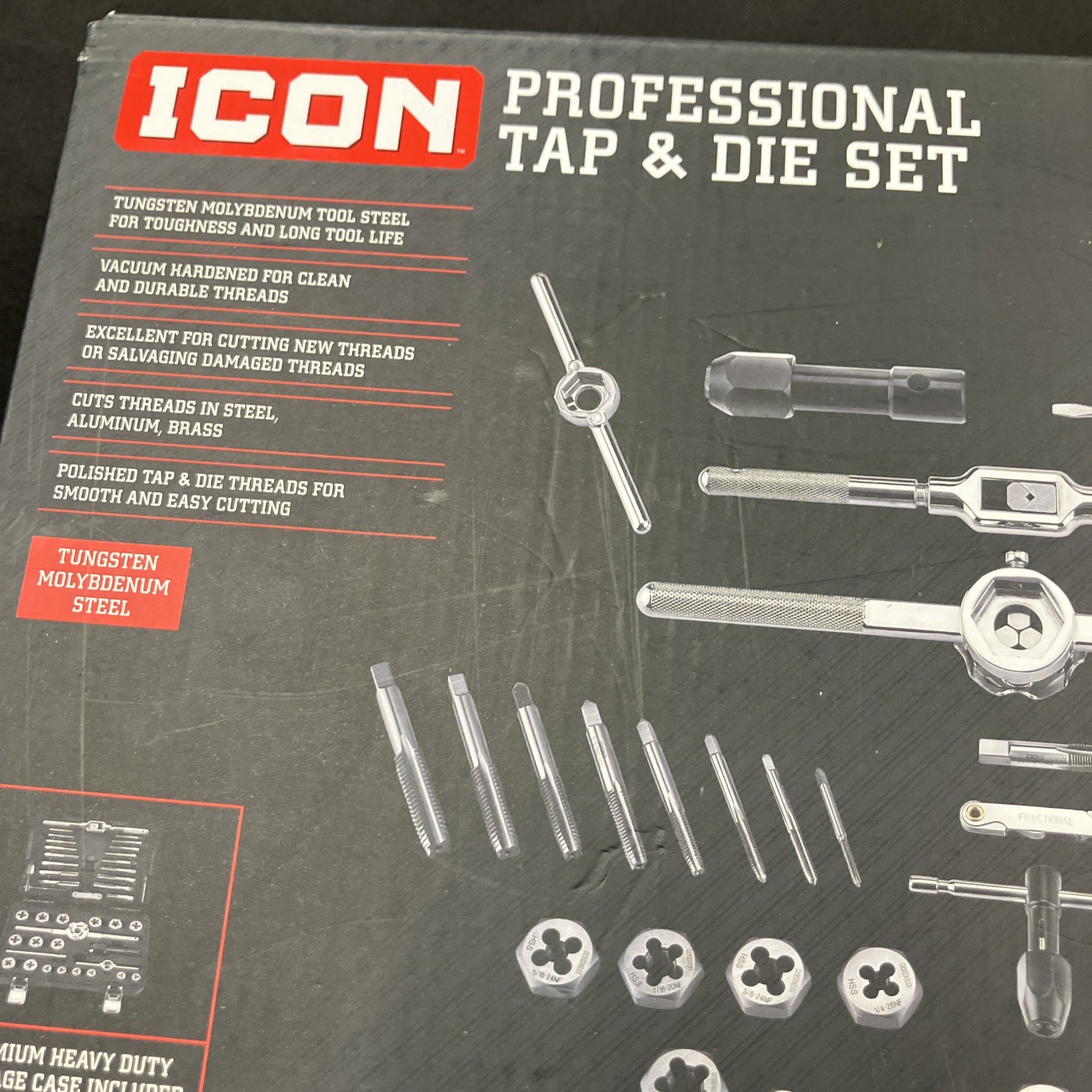 ICON TDST-41 SAE Professional Tap and Die Set, 41 Piece 59158