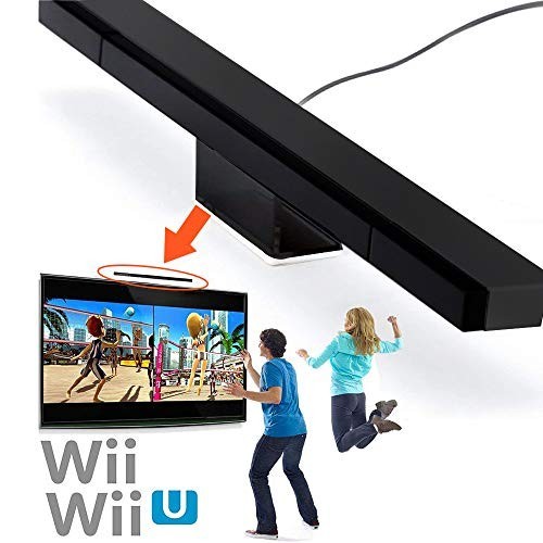 USB Wired Wii Sensor Bar - Replacement Infrared Motion Sensor for Nintendo Wii/W
