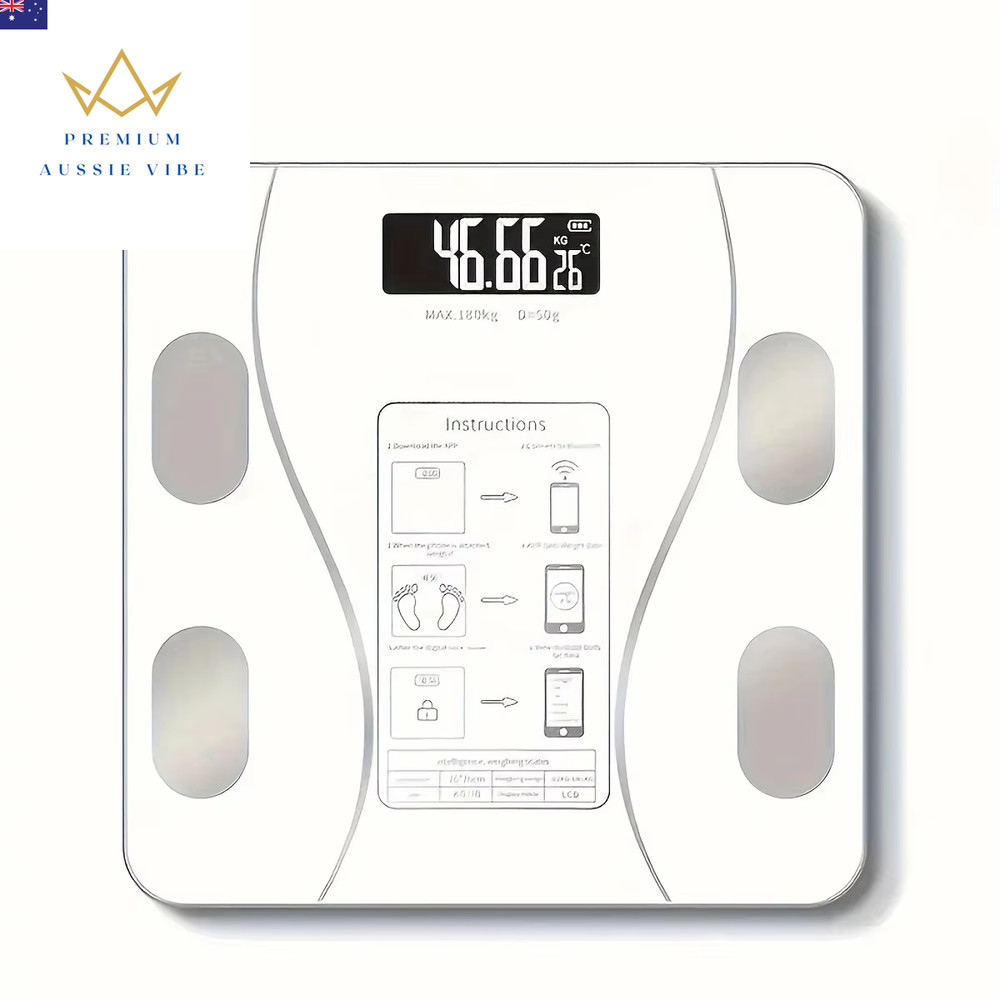 Intelligent Bluetooth Electronic Weight Scale: Wireless Digital Bathroom Scale,