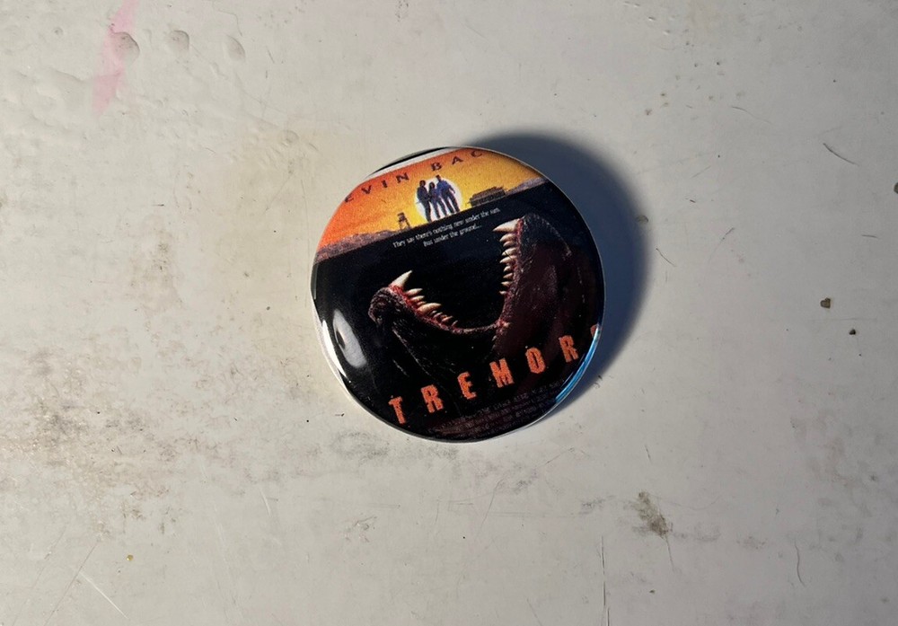 Tremors Pinback Button. Original 1.5" Button.