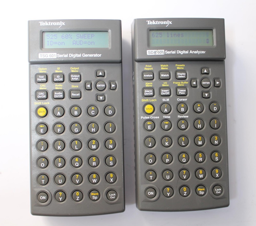 Tektronix SDA 601 & TSG 601 Serial Digital Analyzer Test Set