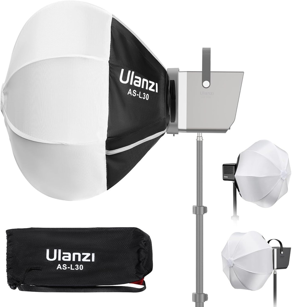 Effortless Mini Lantern Softbox Modifier with Easy Storage for On-the-Go Shoots