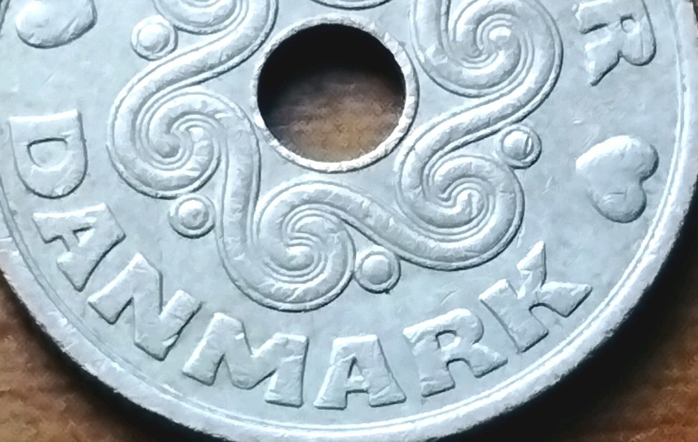 1990 Denmark Five Kroner Coin