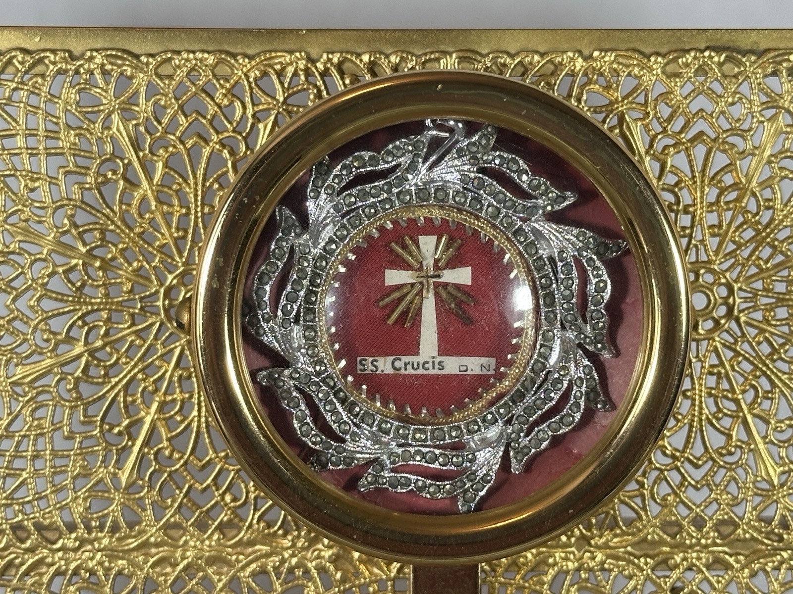 Reliquary Relic Custom Made 19 Saints True Cross, Crown Thorns, Evangelists