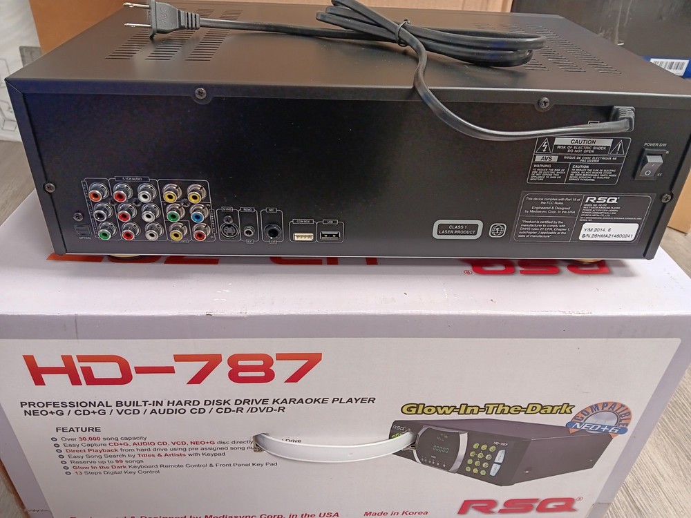 RSQ HD -787 Muti Format karaoke player