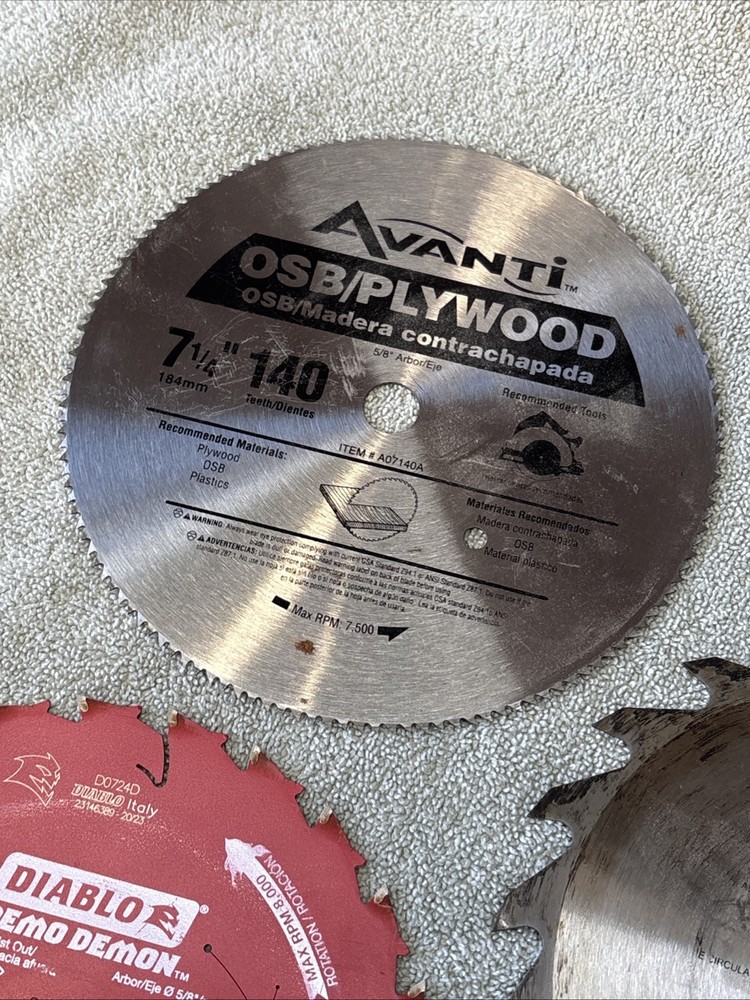 USED BLADE LOT