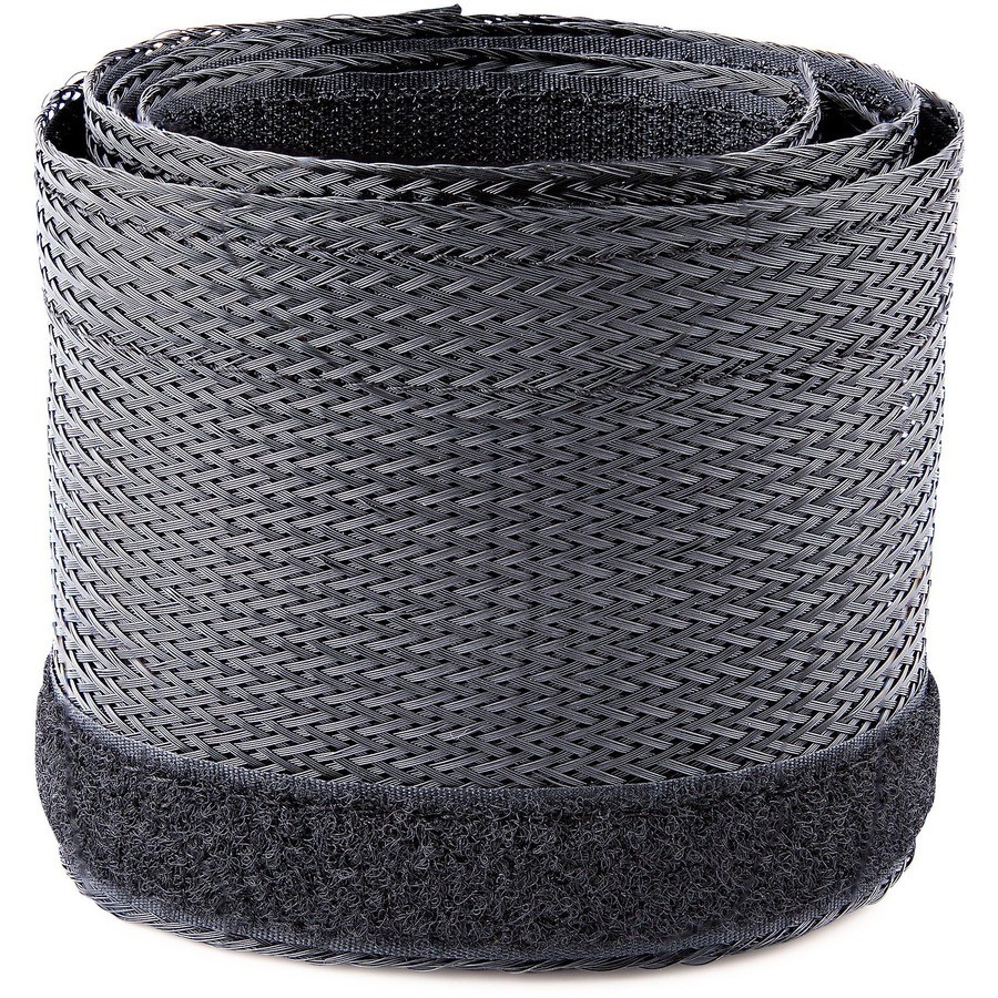 StarTech.com 10ft (3m) Cable Management Sleeve, Trimmable Heavy Duty Cable Wrap,