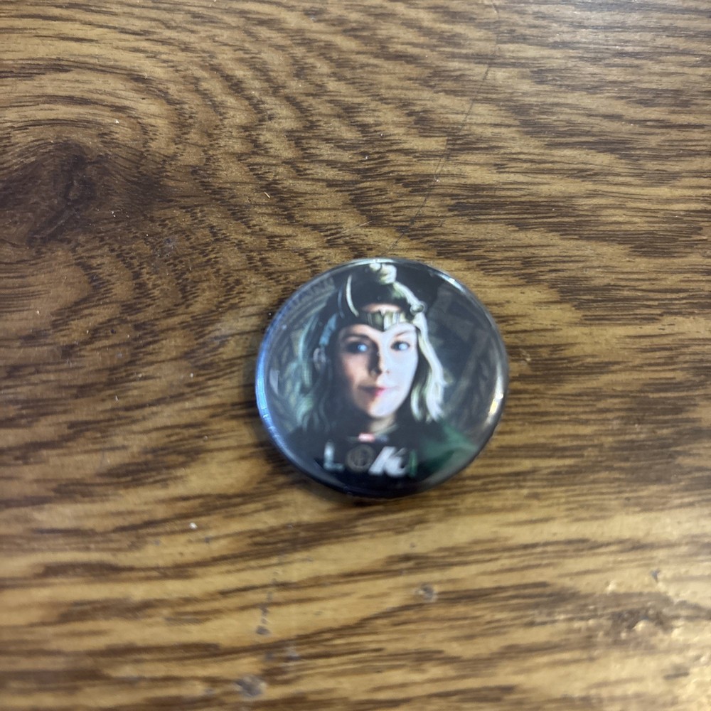 Loki Sylvie Pin button Marvel Comics 1-1/4"