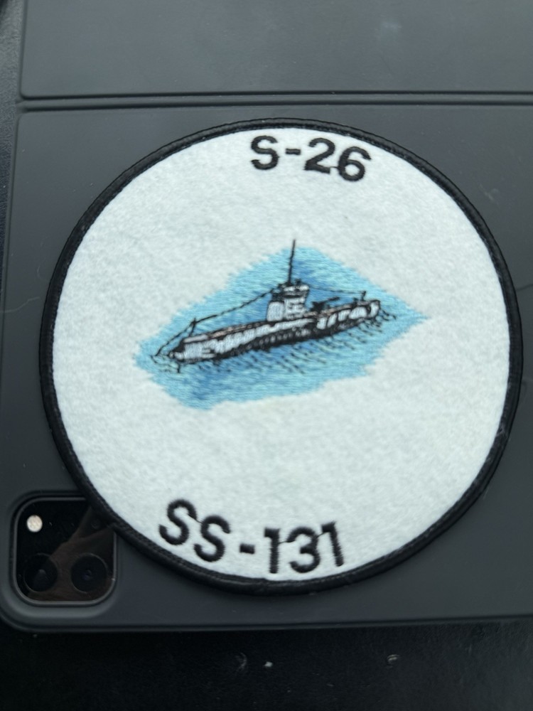 5" NAVY USS S-26 SS-131 EMBROIDERED PATCH