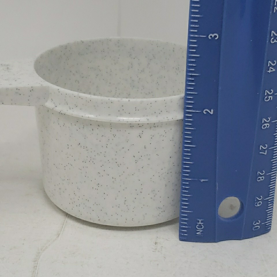 Vintage Tupperware Speckled Gray Measuring Cup Replacement 3/4 Cup 762 Plastic