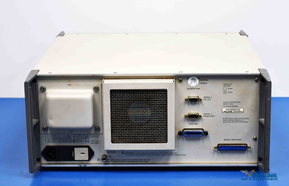 Fluke 5500A Multifunction Calibrator NIST Calibrated