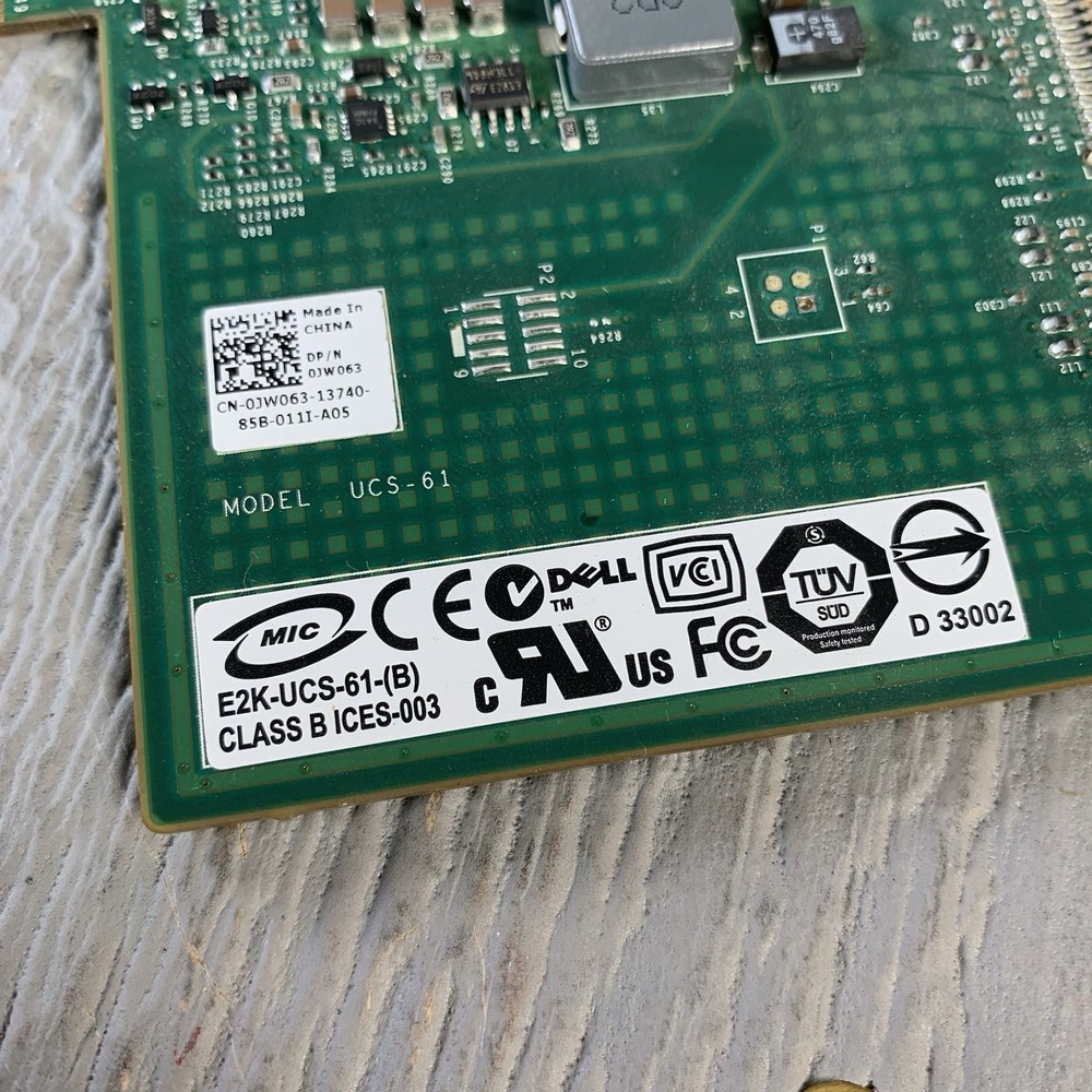DELL POWEREDGE 0JW063 - E2K-UCS-61 B SAS RAID Controller Card
