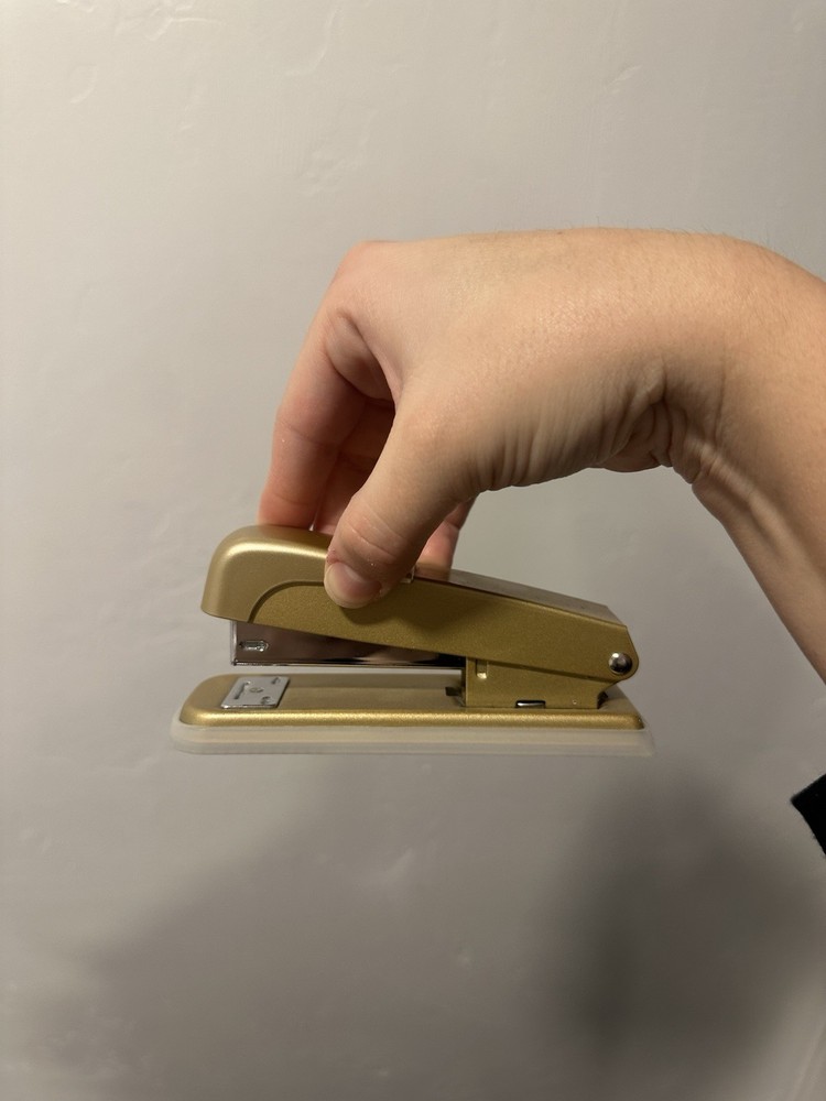 Small Gold Desk Stapler