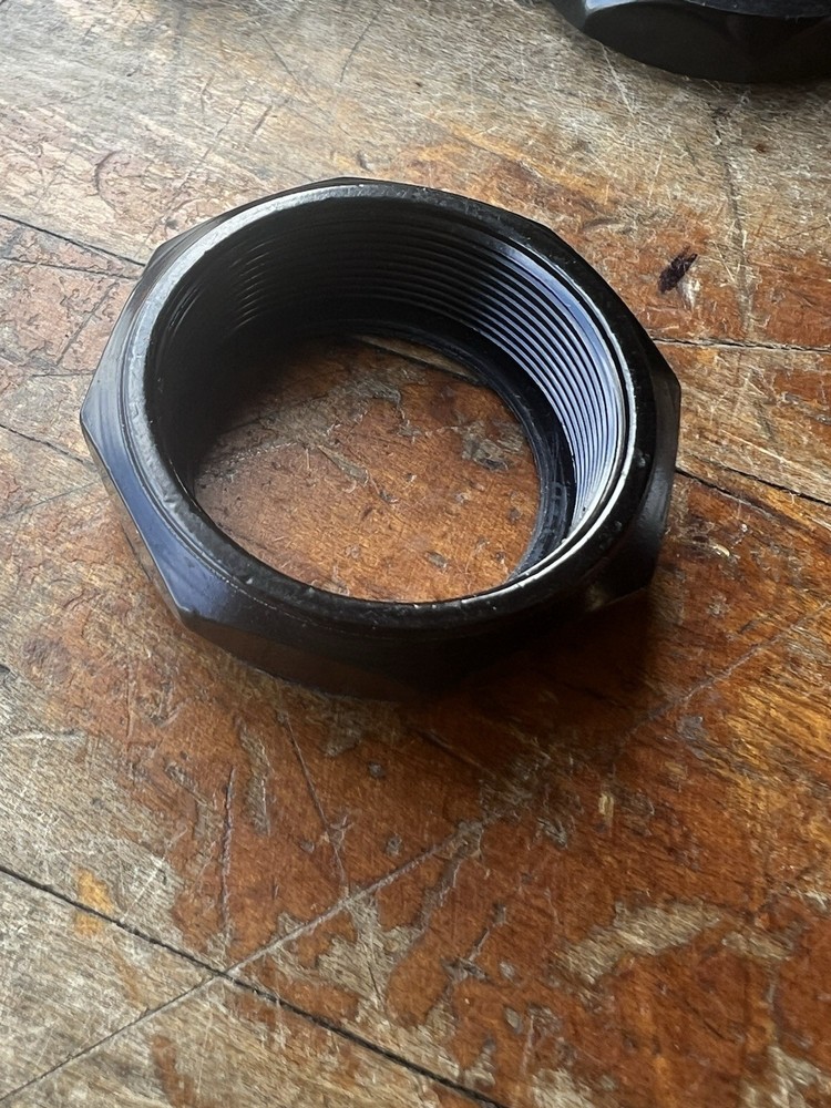 New ~ Origin8 Threaded headset 1 1/8" Lock / Top Nut Black