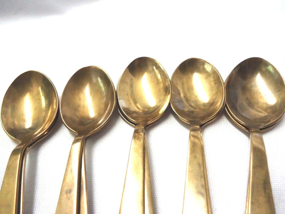 AMFARCO SIAM BRASS/BRONZE FLATWARE 50-PIECES