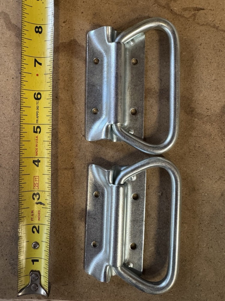 Qty 2 Nielsen/sessions  BOX CARRY HANDLE 4” NOS