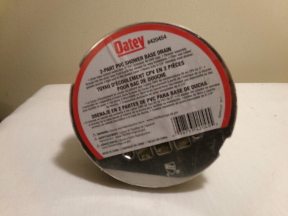 Oakey 420454 Gray PVC Shower Base Brain