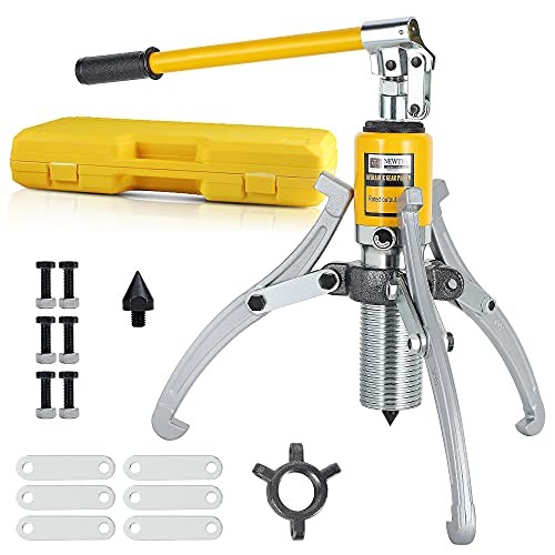 5T Hydraulic Gear Puller Wheel Bearing Pulling Separator Pump Adjustable Oil