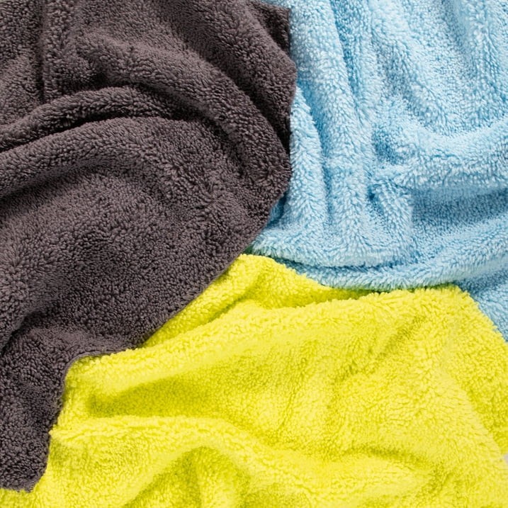 Auto Drive 14" x 14" Multipurpose Microfiber Towels, 30 pack, Multicolor
