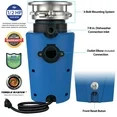 1/2 HP Continuous Feed Garbage Disposal with Power Cord