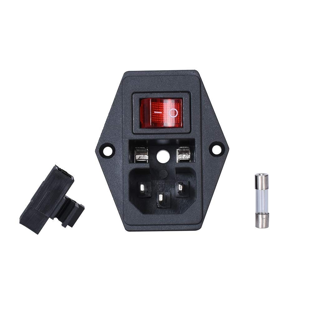 Compact 15A Rocker Switch Socket with 10A Fuse - Safe Power Control Solution
