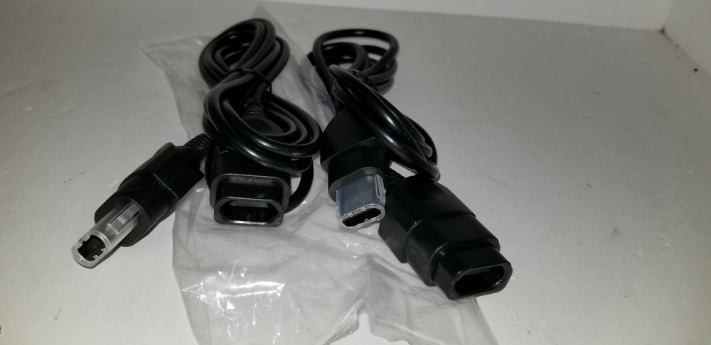 2  NEW  6FT CONTROLLER EXTENSION CABLE FOR THE ORIGINAL FIRST XBOX CONSOLE