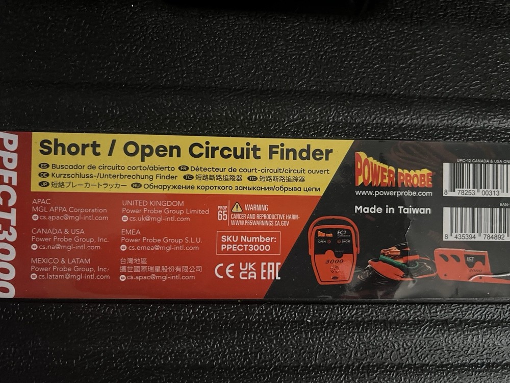 Power Probe PPECT3000 Electrical Circuit Tester Short/Open