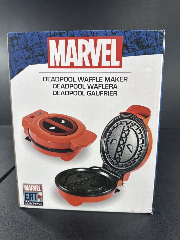 Uncanny Brands Marvel Deadpool Waffle Maker New In Box