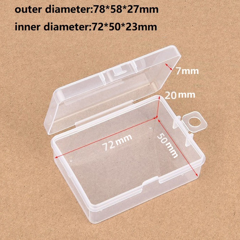 Storage Box Tool Box Component Organizer Plastic Storage Box Screw Holder Case