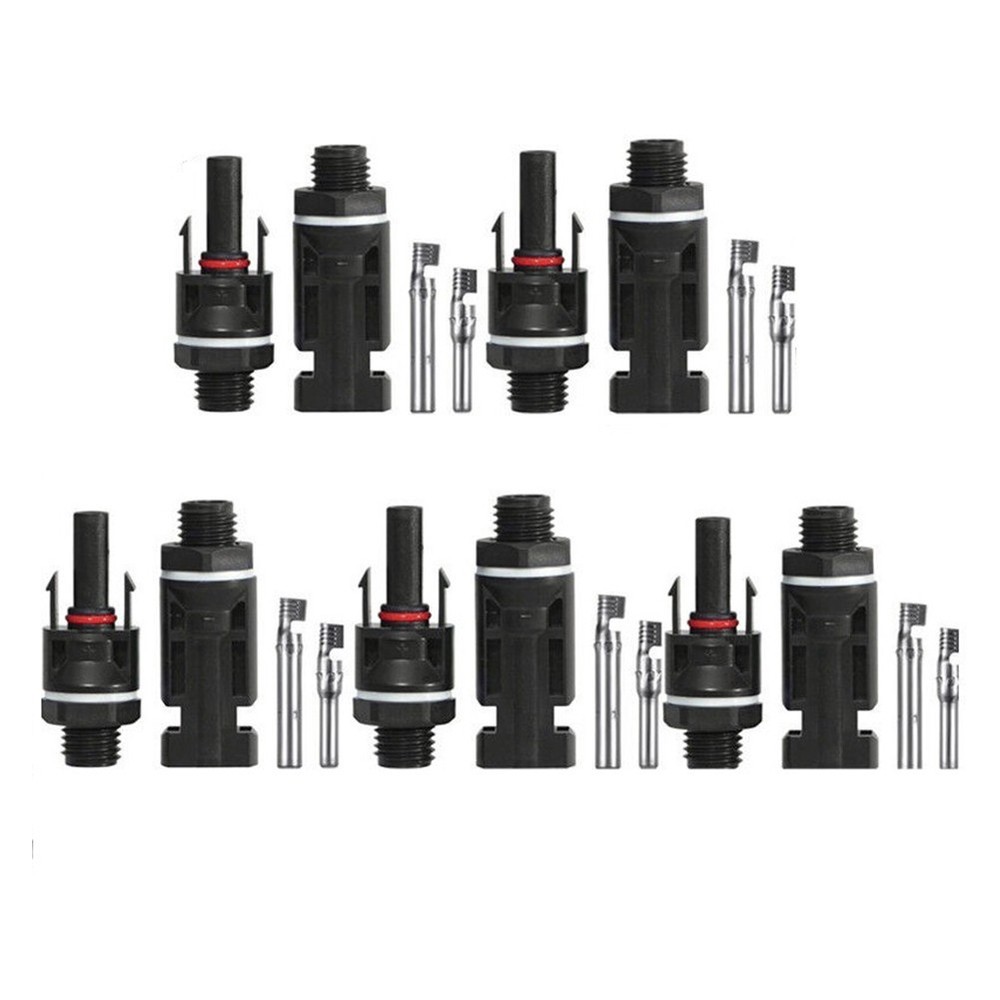 PV Cable Compatible Connector for Solar Panel Power Distribution (5 Sets)