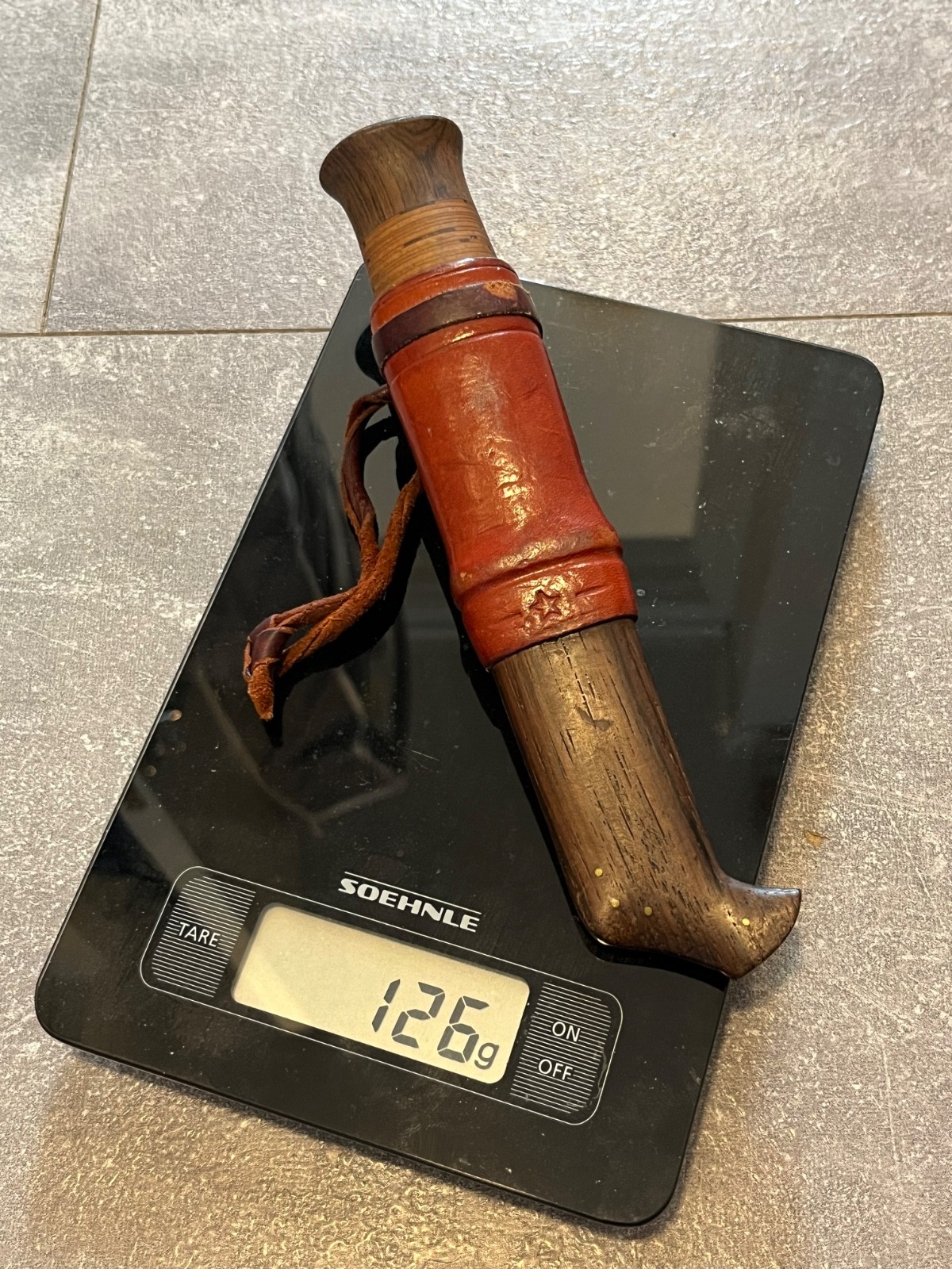 vintage swedish handmade knife puukko by JA hunting fishing camping