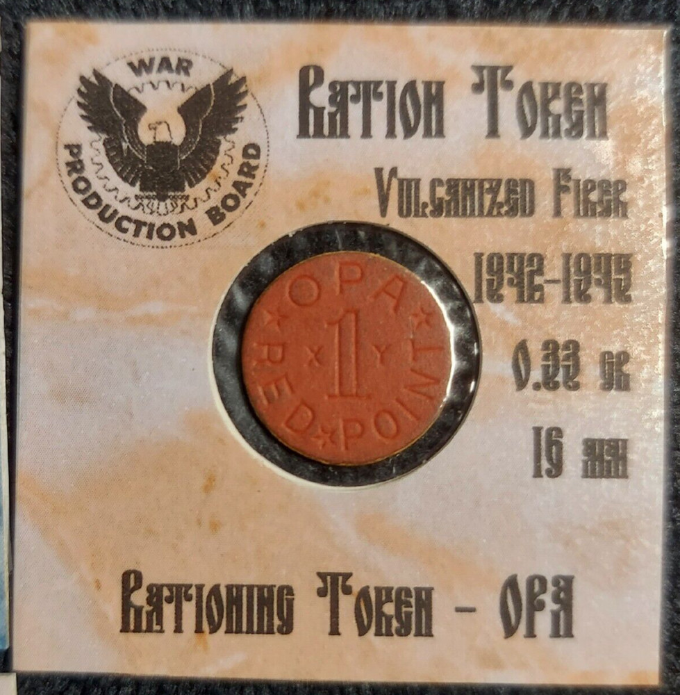 OPA Ration Points Token Red - 1 Token