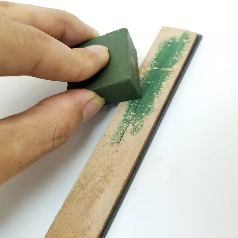 3PC Leather Strop Sharpening Abrasive Polishing Compound Balm Paste wood tools