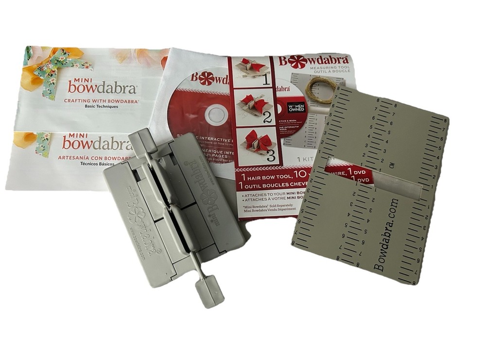 Bowdabra Mini Bowmaker Kit 4.5" x 3.5" x 2" Measuring Tool attachment