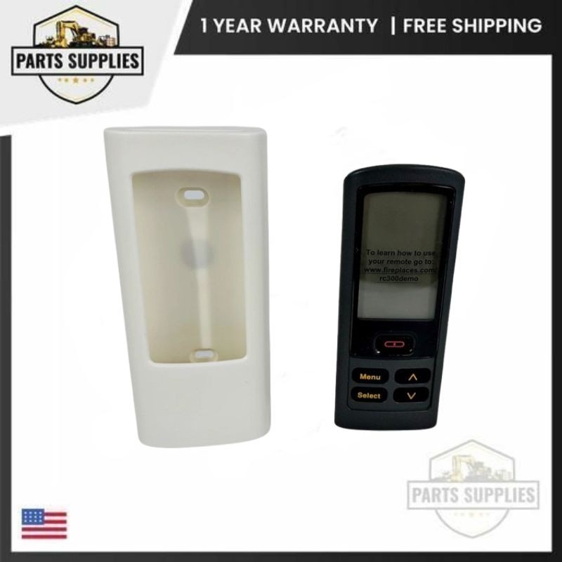 RC300 Remote Control Transmitter Black for Gas Fireplace