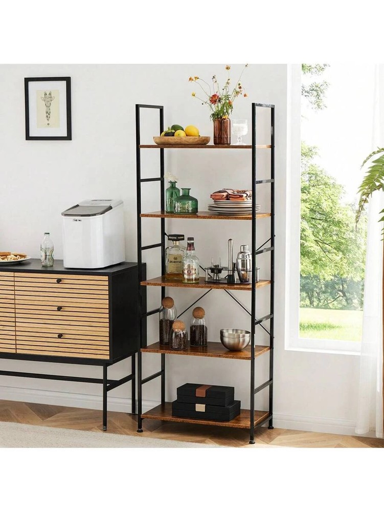 5 Tiers Bookshelf, Classically Modern Book Shelf, Book Rack