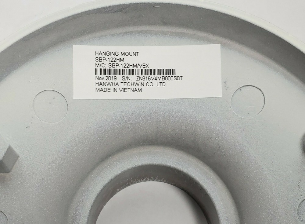 HANWHA TECHWIN HANGING MOUNT SBP-122HM/VEX