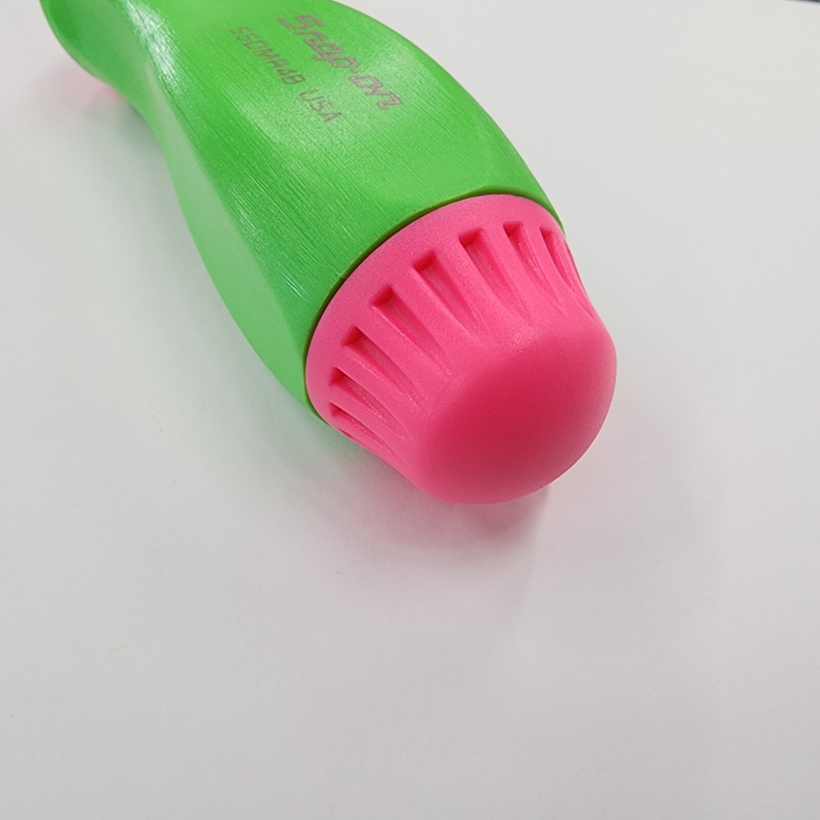 Snap-on Tools USA RARE GREEN & PINK Ratcheting Screwdriver w/Bits SSDMR4B
